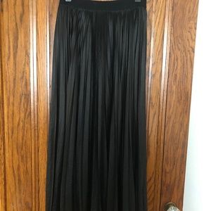 Black evening skirt